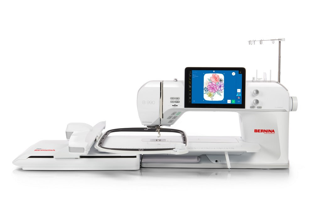 Bernina 9er Serie computergesteuerte Näh- und Quiltmaschine mit extra großem Arbeitsbereich und Touchdisplay