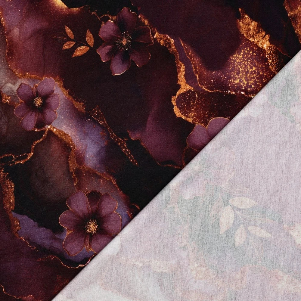 Punta di Roma Blumen bordeaux – Romanit
