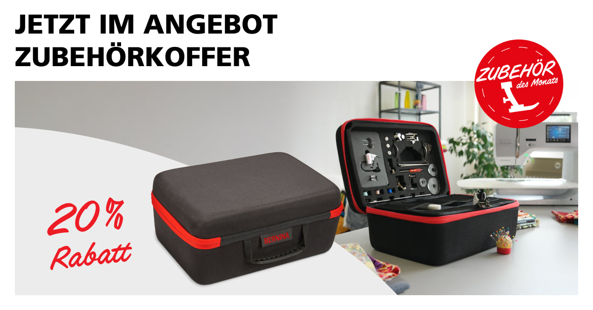 Bernina Zubehörkoffer für Overlockmaschinen – leer, Artikel 1042657101