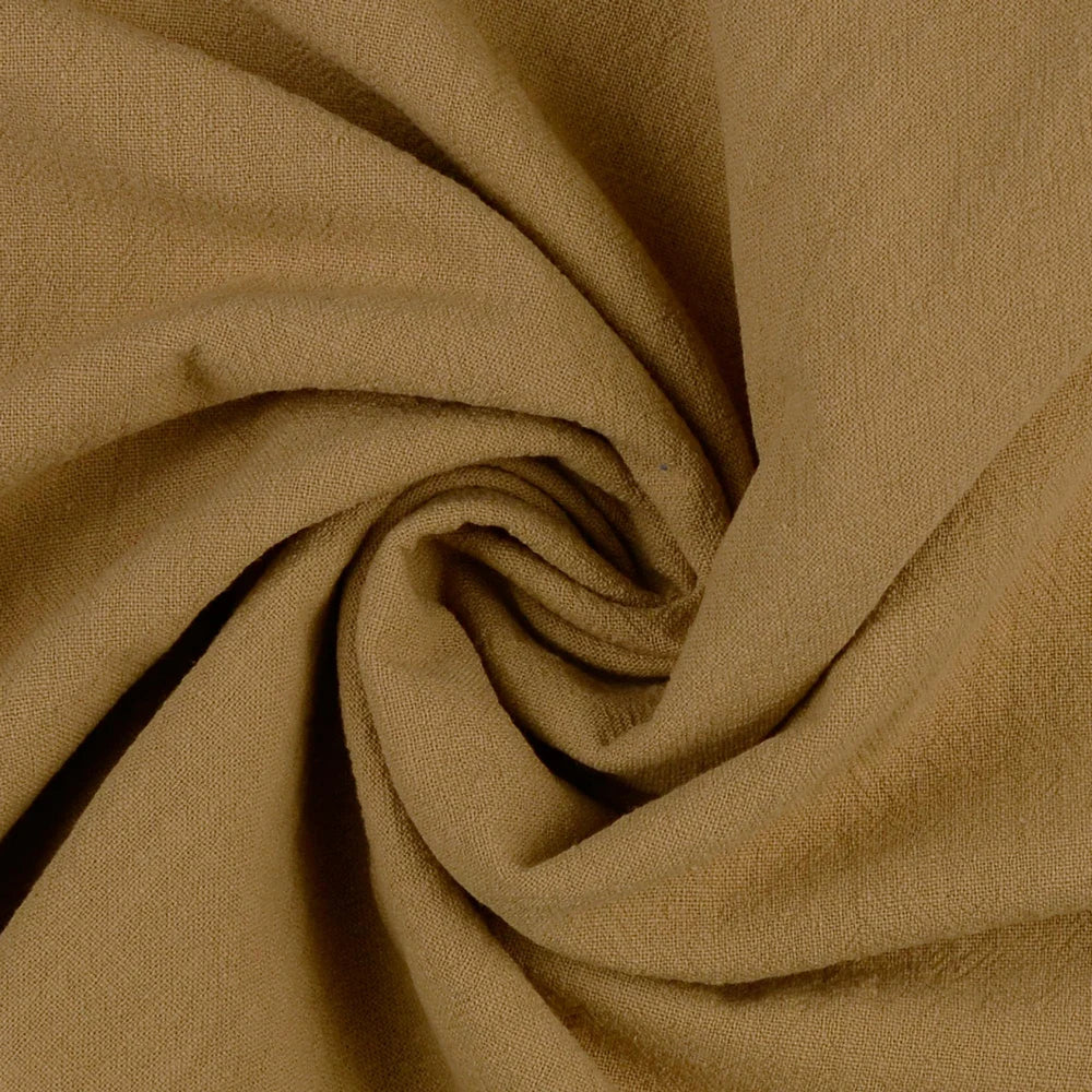 Vintage Popeline in der Farbe camel