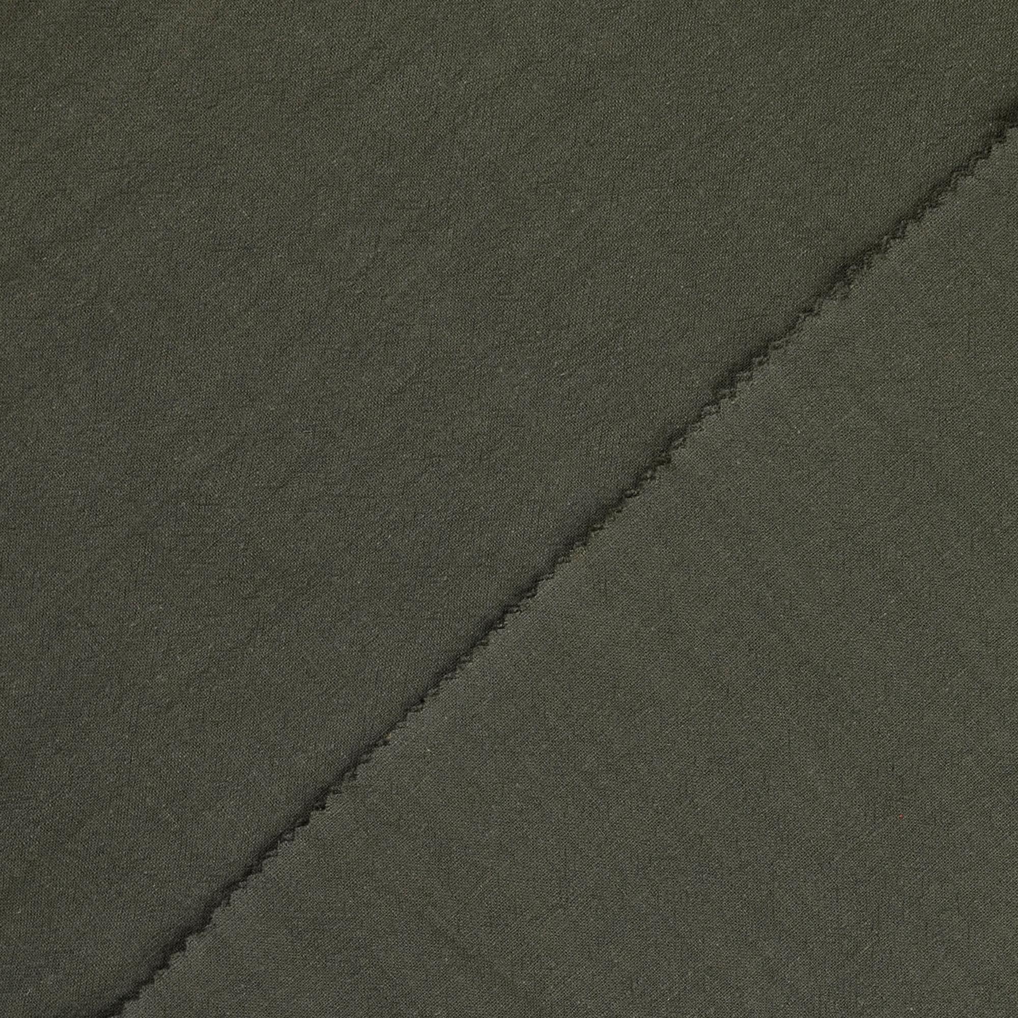 Vintage Popeline khaki – kräftiger Baumwollstoff im Vintage-Look