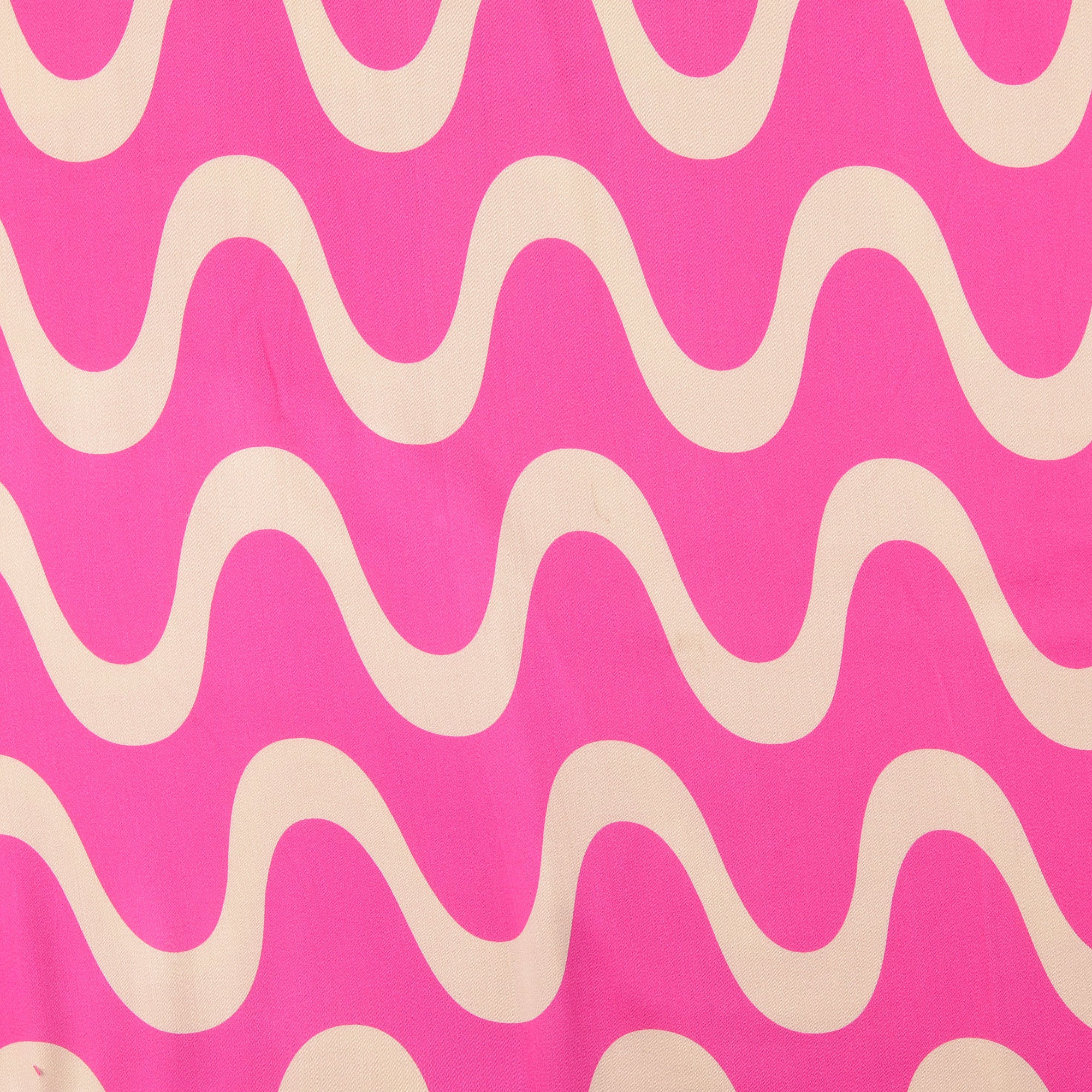 Viskose-Satin elastisch Wawe in der Farbe pink