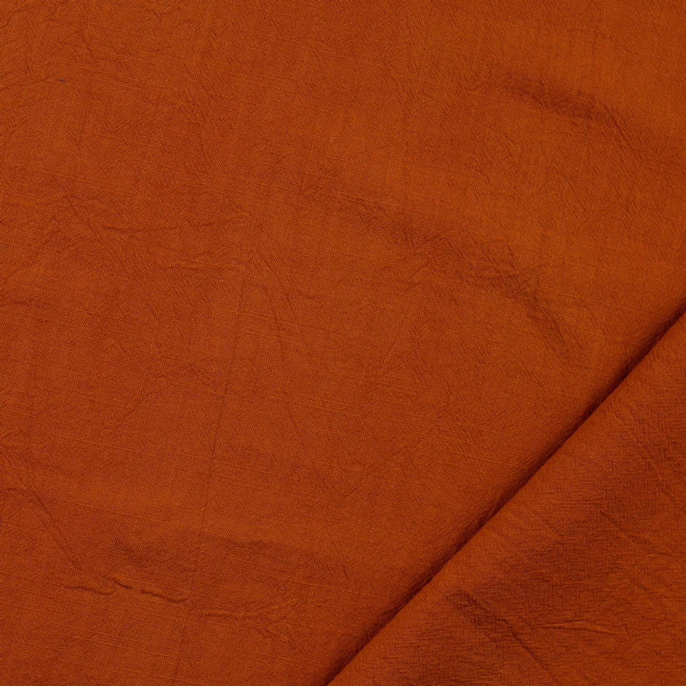 Vintage Popeline rost – kräftiger Baumwollstoff im Vintage-Look