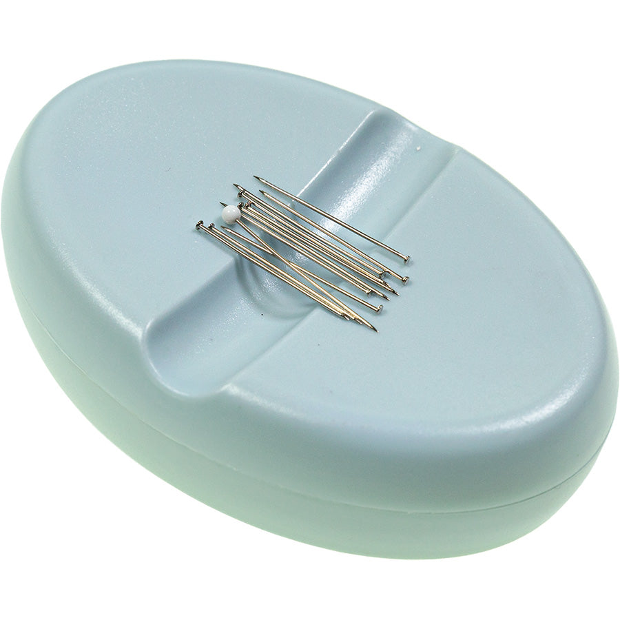 „Magnet-Nadelkissen von VENO in Hellblau – praktisches Zubehör zum sicheren Aufbewahren von Stecknadeln beim Nähen“