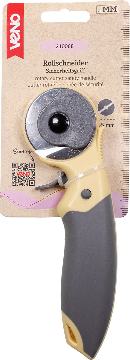 VENO Rollschneider 210068 – 45 mm Schneidwerkzeug mit ergonomischem Griff