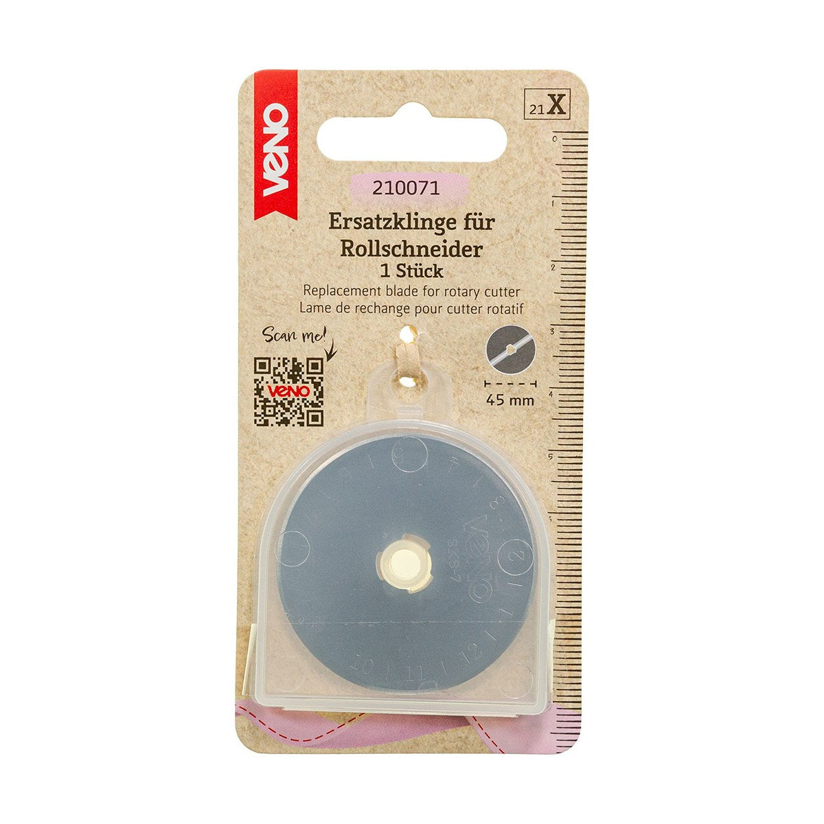 VENO Ersatzklinge 45 mm – kompatibel mit VENO Rollschneider