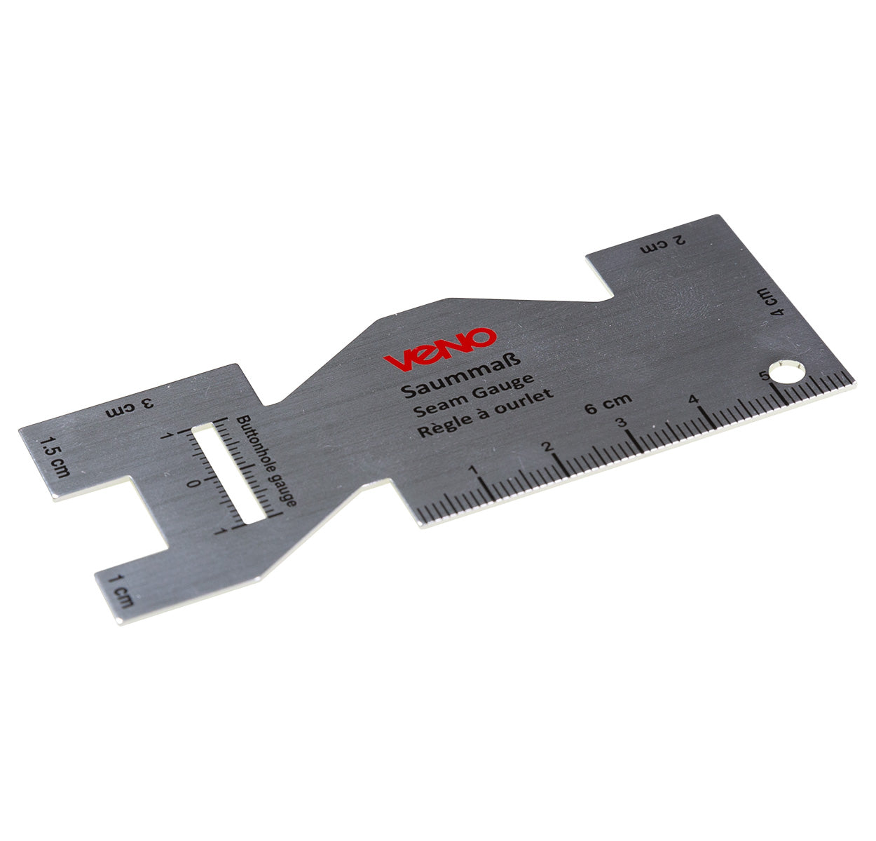 VENO Saummaß Alu 210080 – Alu-Maßstab mit klarer Skalierung