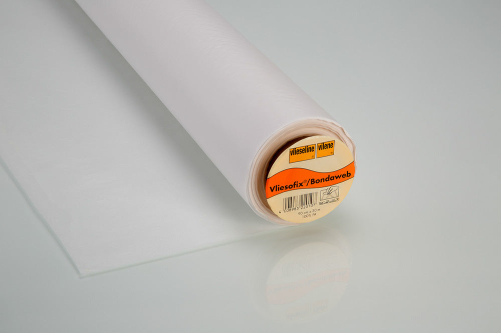 Vlieseline Vliesofix 719 – doppelseitiges Klebevlies auf Trägerpapier, 90 cm breit, ideal für Applikationen, Bastel- und Kreativprojekte
