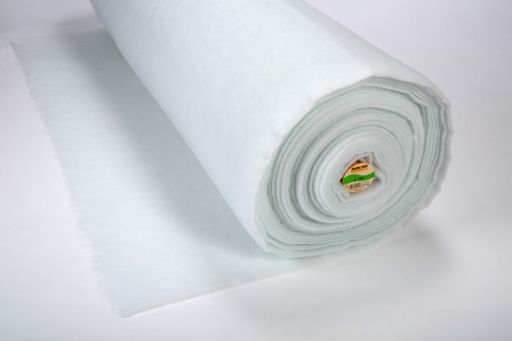 Vlieseline P 120 – weiße, nähbare Einlage aus Polyester, ca. 90 cm breit, ideal für Formteile und Bekleidung“