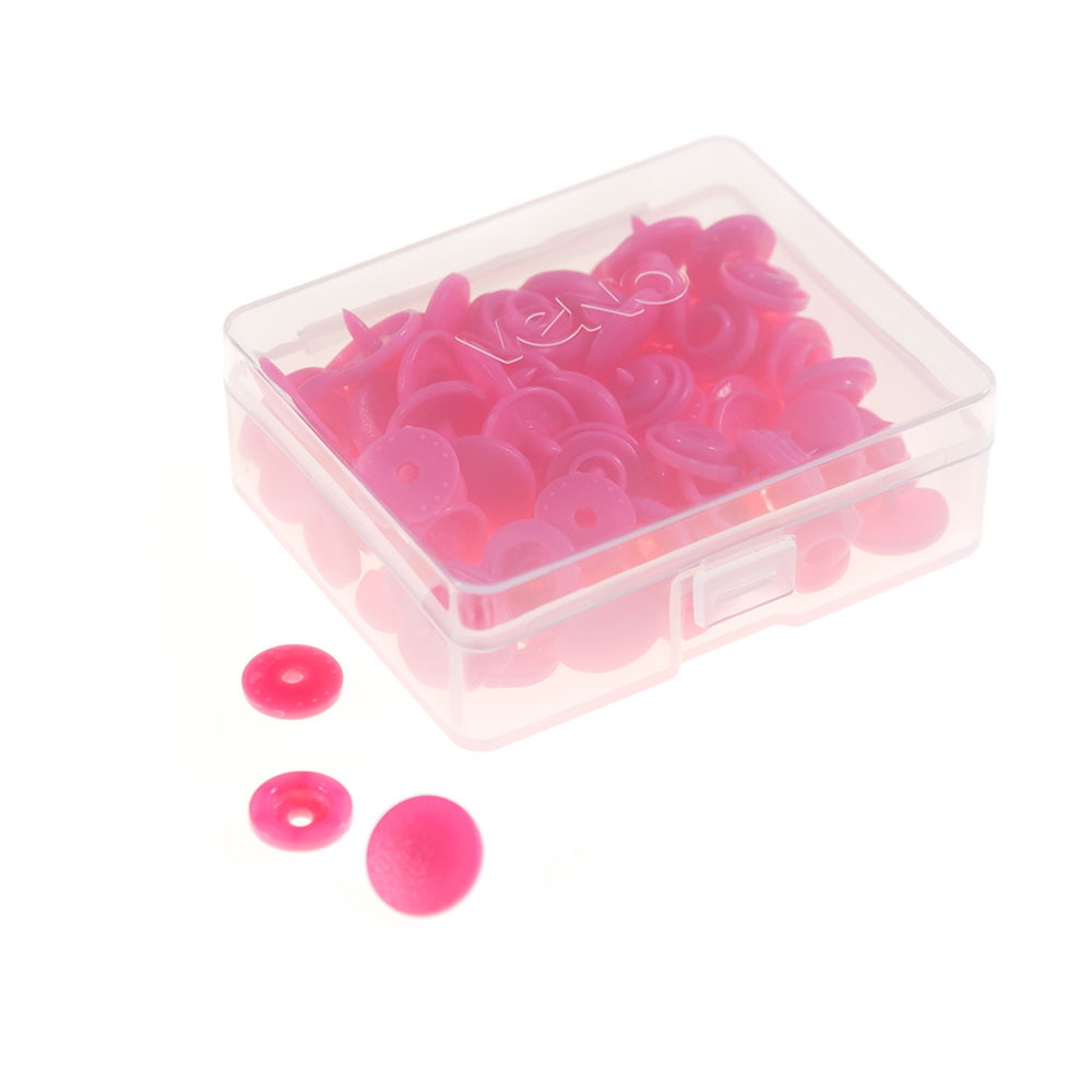 VENO Snaps pink – Druckknöpfe 12,4 mm für Nähprojekte