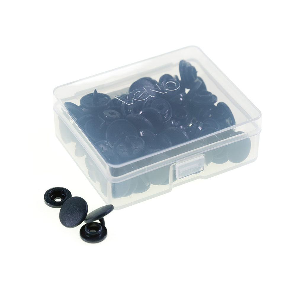 VENO Snaps  marine – Druckknöpfe 12,4 mm für Nähprojekte