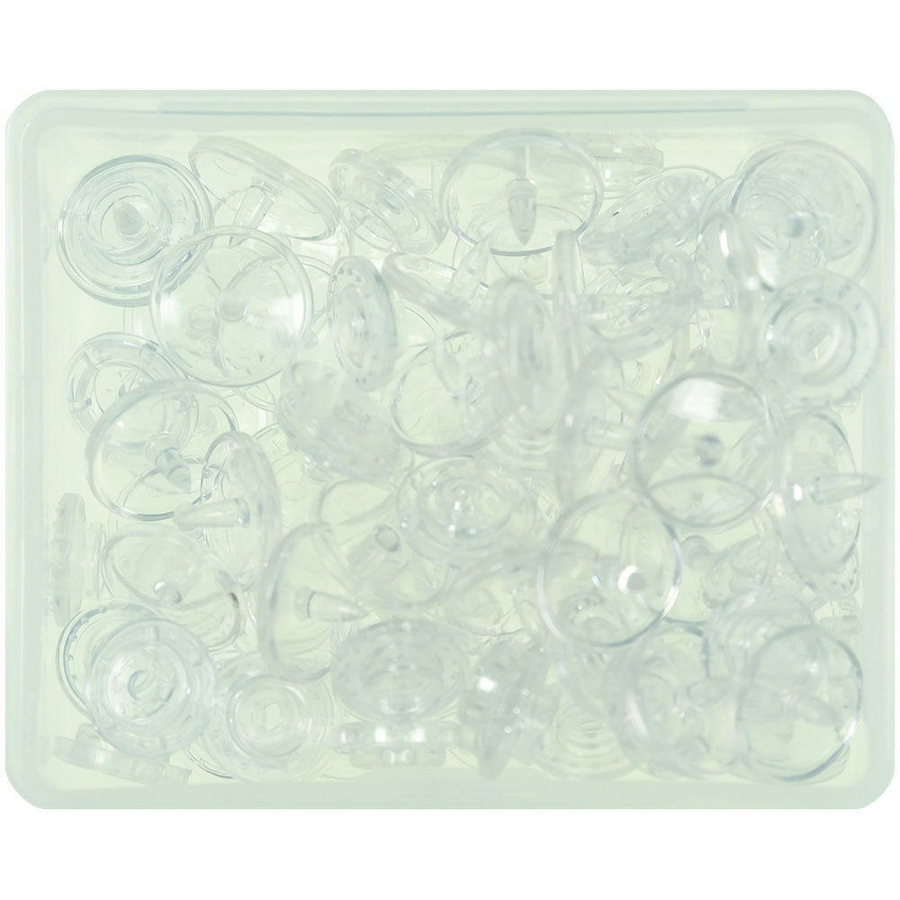 VENO Snaps  transparent – Druckknöpfe 12,4 mm für Nähprojekte