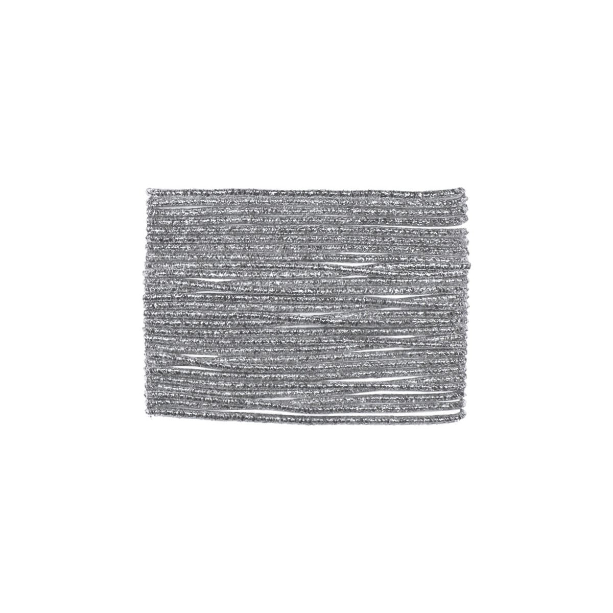 Elastische Kordel Lurex 1,5mm 3m Silber