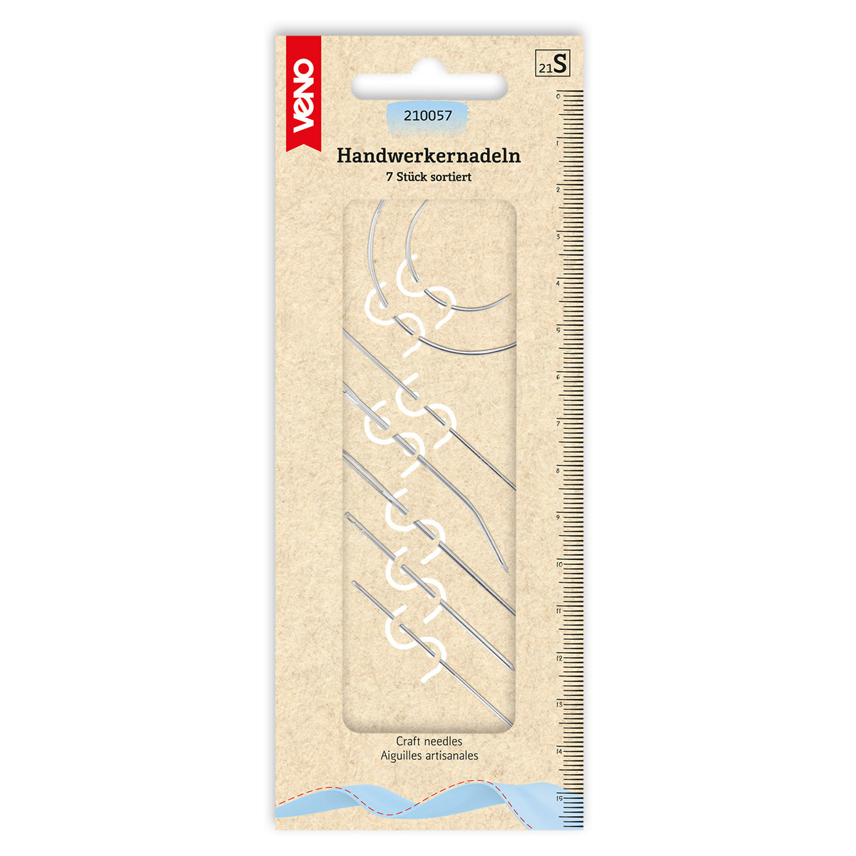 VENO Handwerkernadeln 210057 – 5 robuste Nadeln für verschiedene Handwerksanwendungen