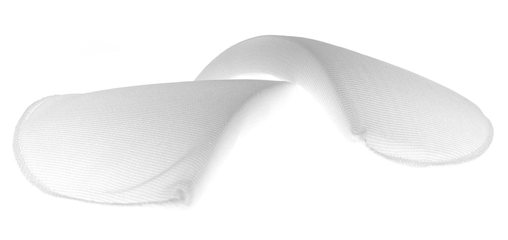 Schulterpolster 1B weiß von VENO – Ansicht eines Paars Schulterpolster auf weißem Hintergrund
