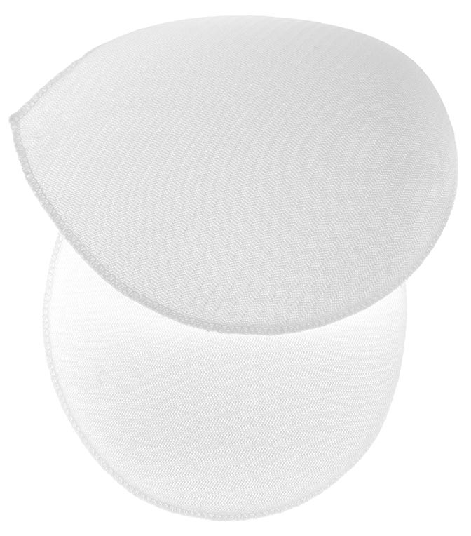 Schulterpolster 6R weiß von VENO – Ansicht eines Paars Schulterpolster auf weißem Hintergrund