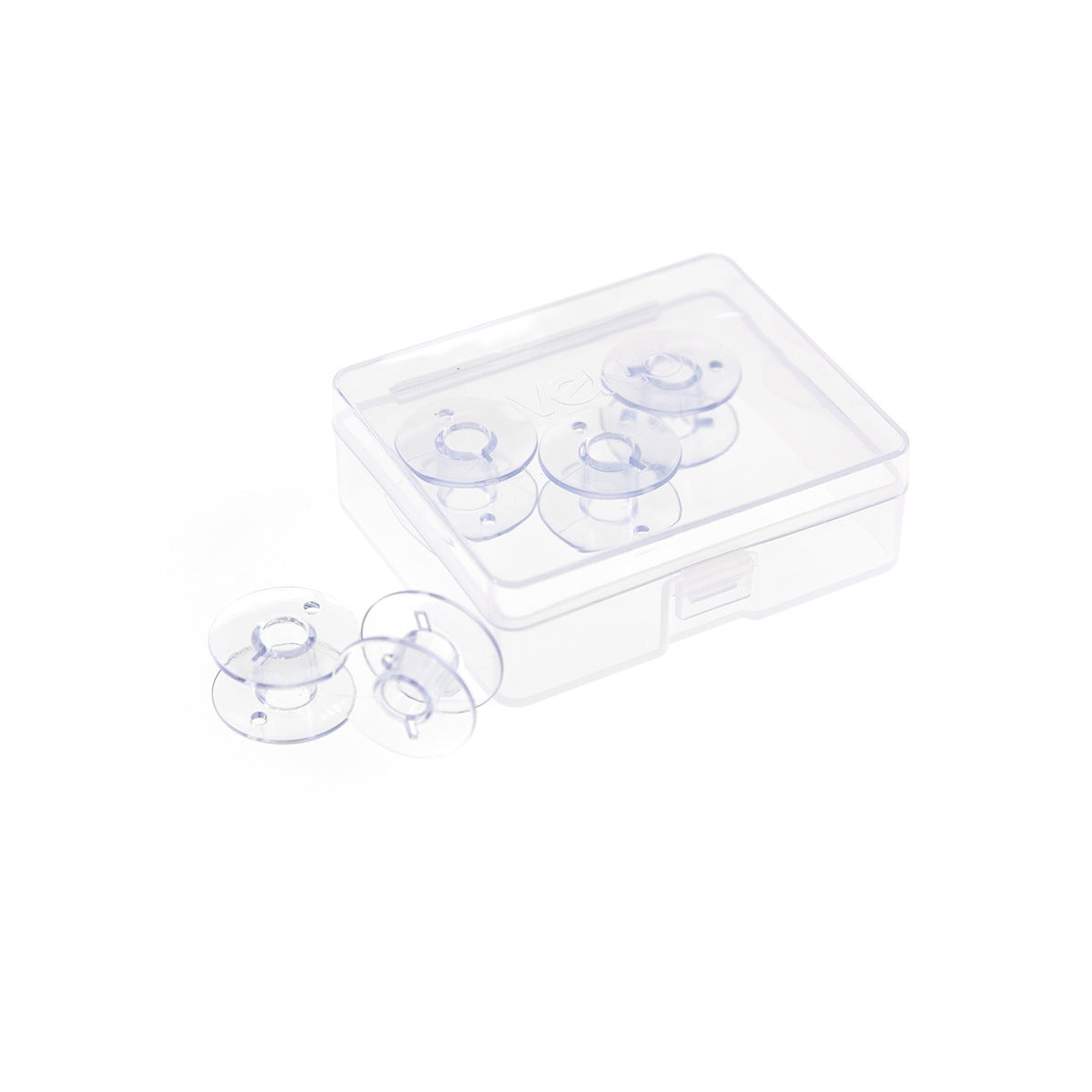 VENO Nähmaschinenspulen 210215 – 5 Stahlspulen für CB-Greifer-Nähmaschinen