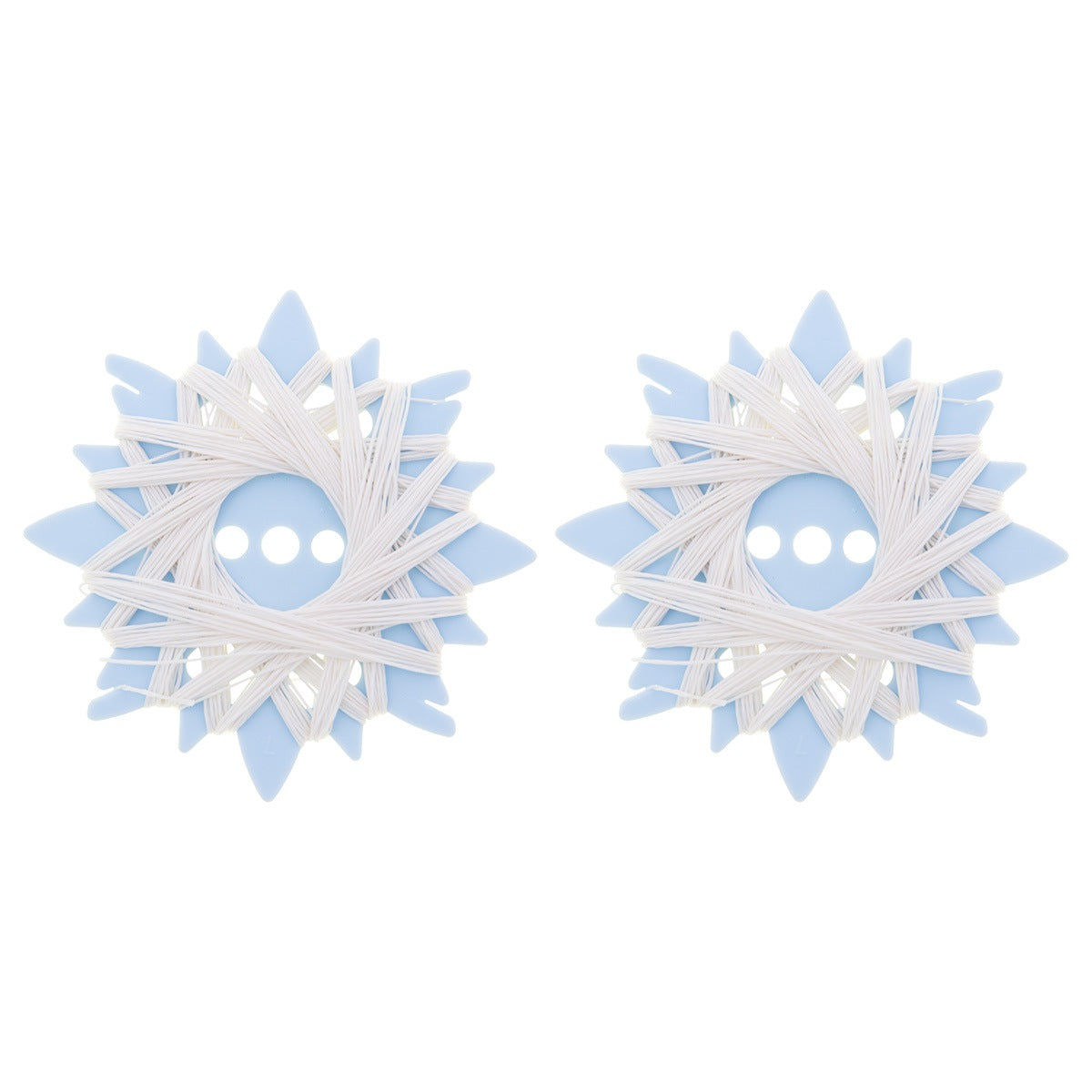 VENO Sternchenzwirn aus Ramie in weißer – robuster Handnähzwirn auf 20 m Spule