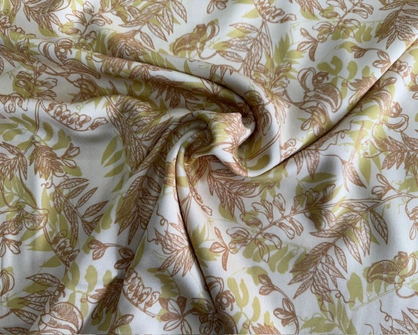 Viskose Twill Light & Lush hellgelb-hellbraun