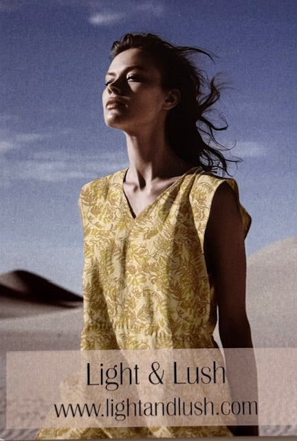 Viskose Twill Light & Lush hellgelb-hellbraun