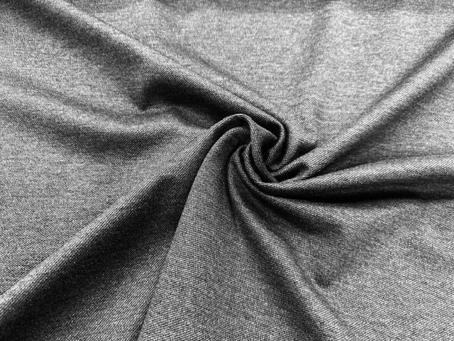 Romanit Twill Jersey in Dunkelgrau – Vorderseite