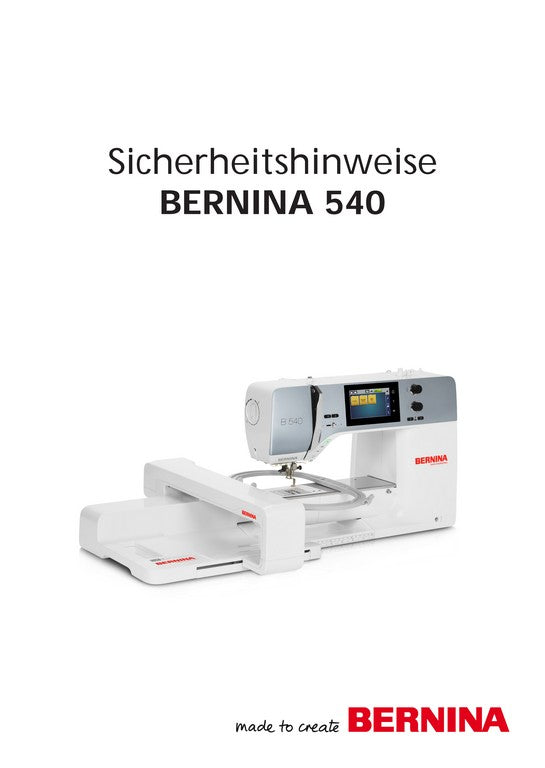 Bernina 540 mit Stickmodul