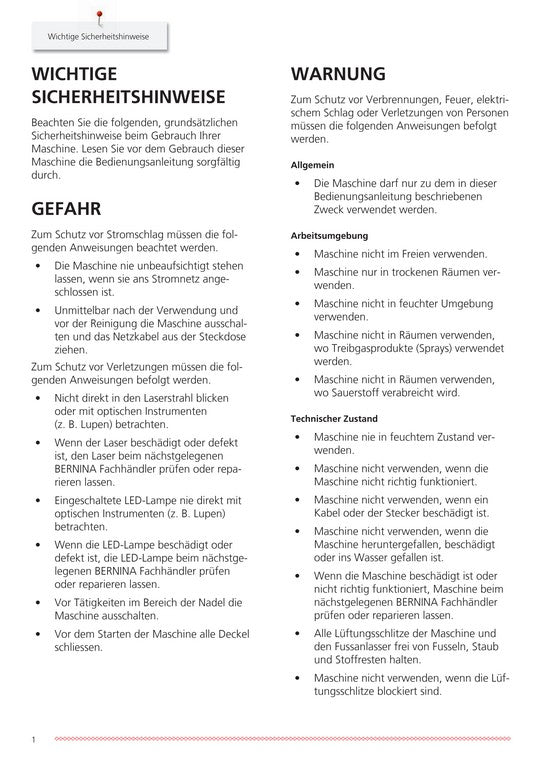 Bernina 990 Näh- und Stickmaschine mit 10-Zoll-Touchscreen, großem Stickmodul und BSR – ideal für professionelle Näh- und Stickprojekte