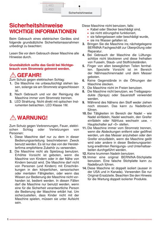 Bernina Overlock L460