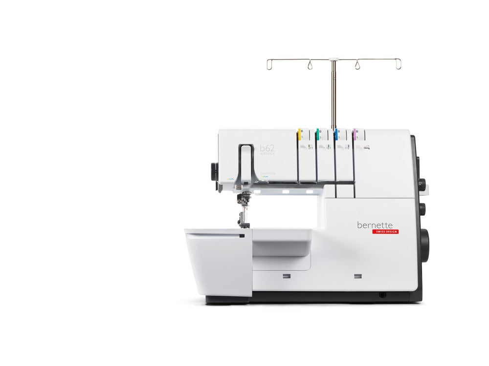 Bernette b62 Airlock Overlock-Nähfuß für Kantenversäuberung an Bernette b62 Nähmaschine