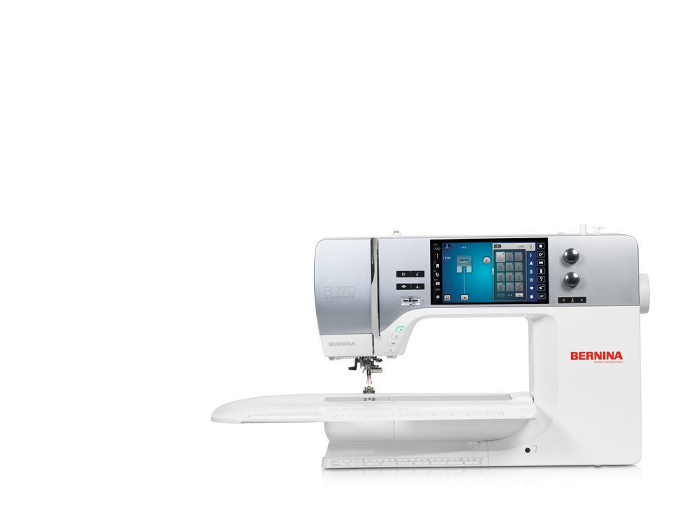 Bernina 770 QE PLUS Nähmaschine mit großem Freiarm und Dual Transport