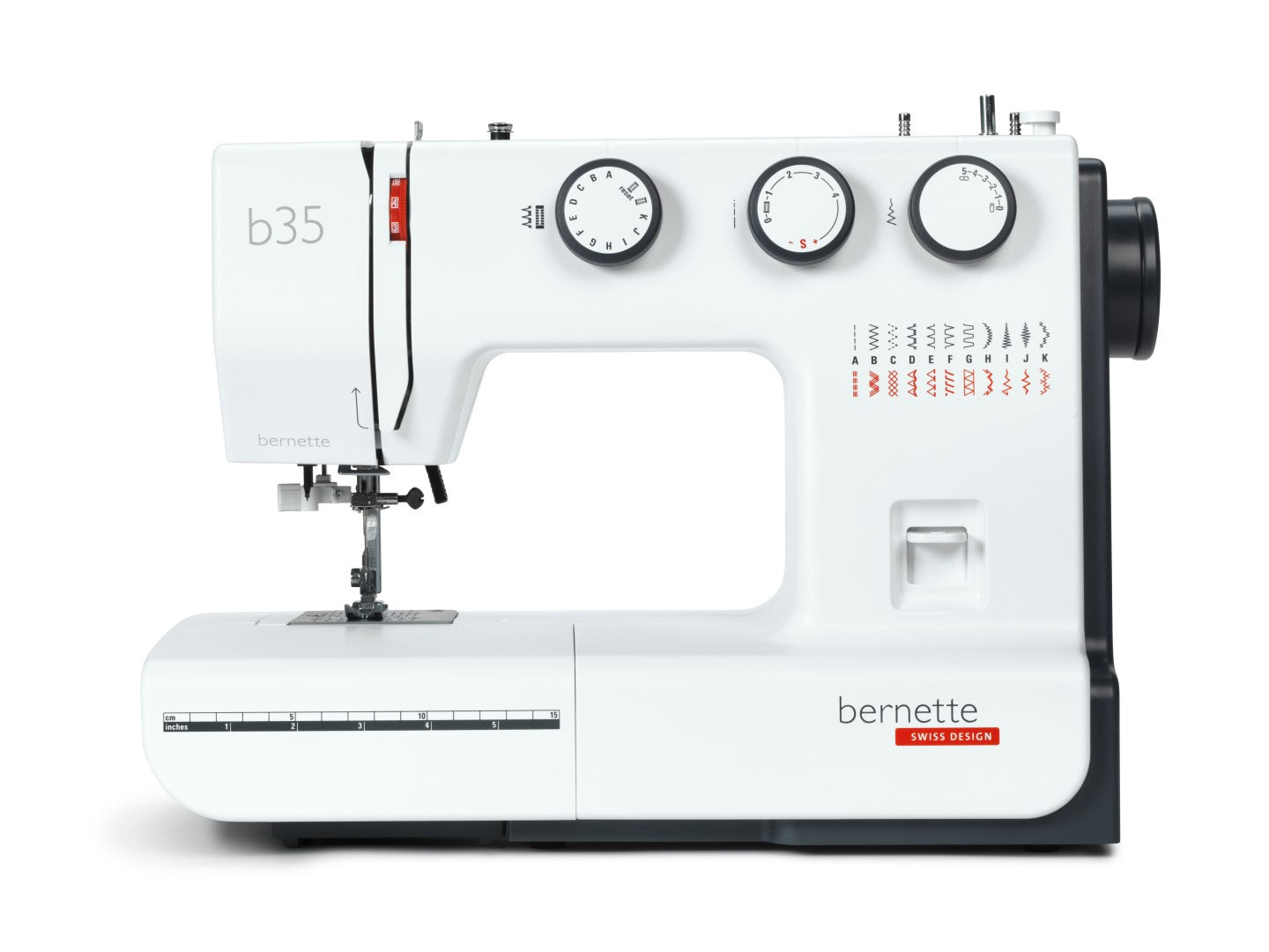 Bernette b35 Nähmaschine – mechanisches Einsteigermodell mit 23 Stichen & 1-Stufen-Knopfloch