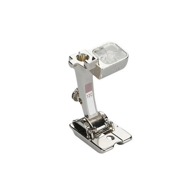 BERNINA Strickwarenfuß Nr. 12C für Strickstoffe, Paspeln, Kordeln und dekorative Näharbeiten