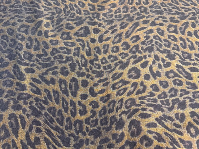 Jeansdruck Leo mit Glimmer