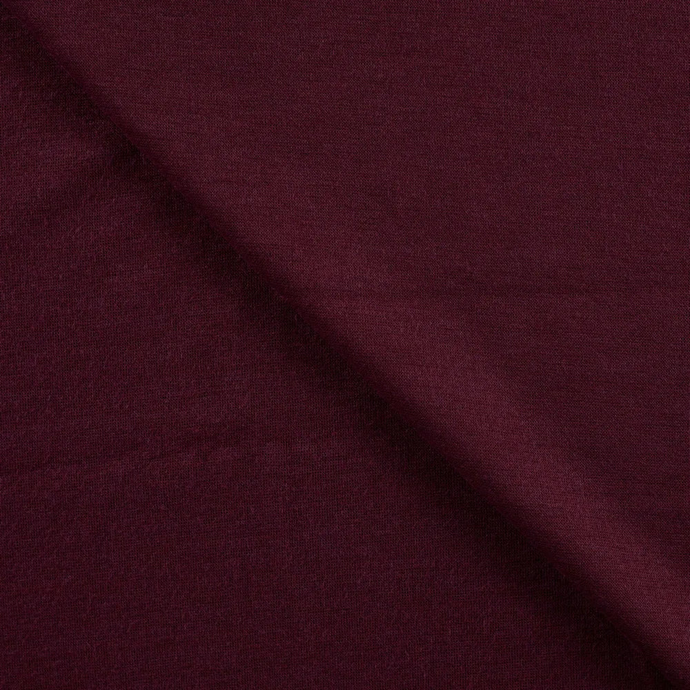 Merino Touch Jersey bordeaux– weicher Stoff