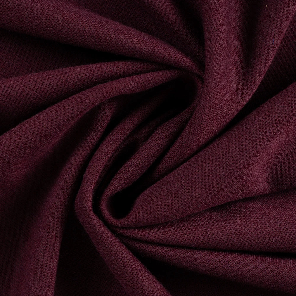 Merino Touch Jersey bordeaux– weicher Stoff