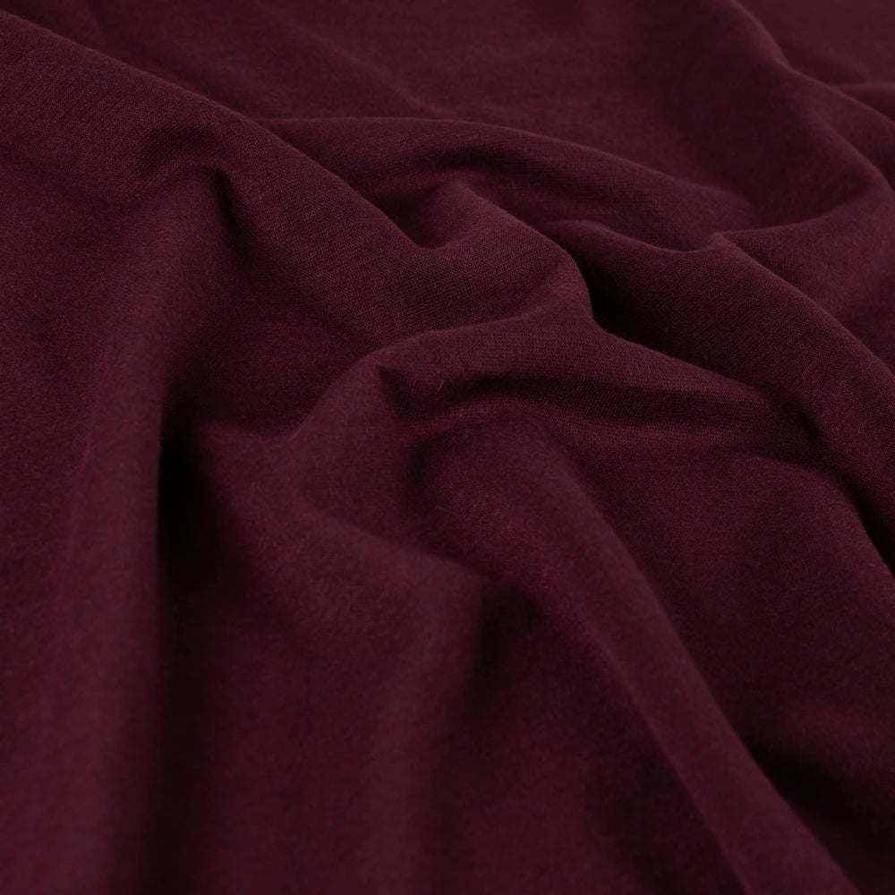 Merino Touch Jersey bordeaux– weicher Stoff