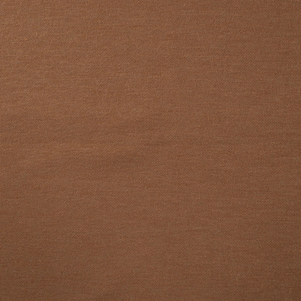 Weicher Merino Touch Jersey Stoff in Camel als Meterware