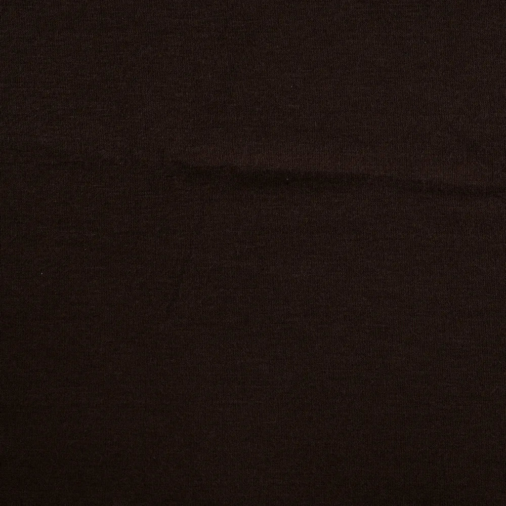 Weicher Merino Touch Jersey Stoff in Braun als Meterware