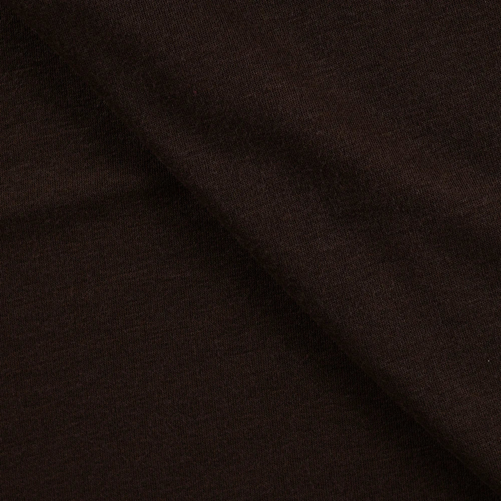 Weicher Merino Touch Jersey Stoff in Braun als Meterware