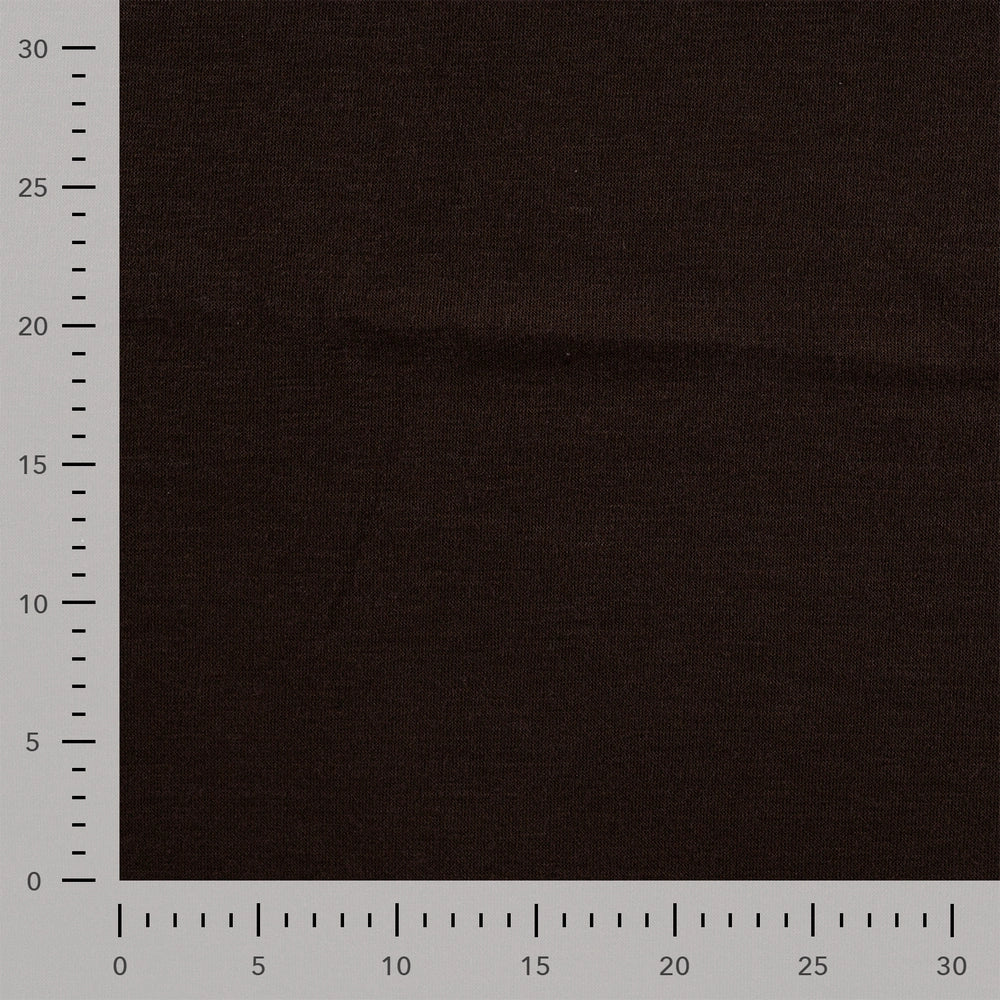 Weicher Merino Touch Jersey Stoff in Braun als Meterware